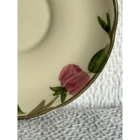 Vintage Franciscan Dinnerware 2 Saucers Desert Rose England 1985-early 2000s EUC - Picture 5 of 12